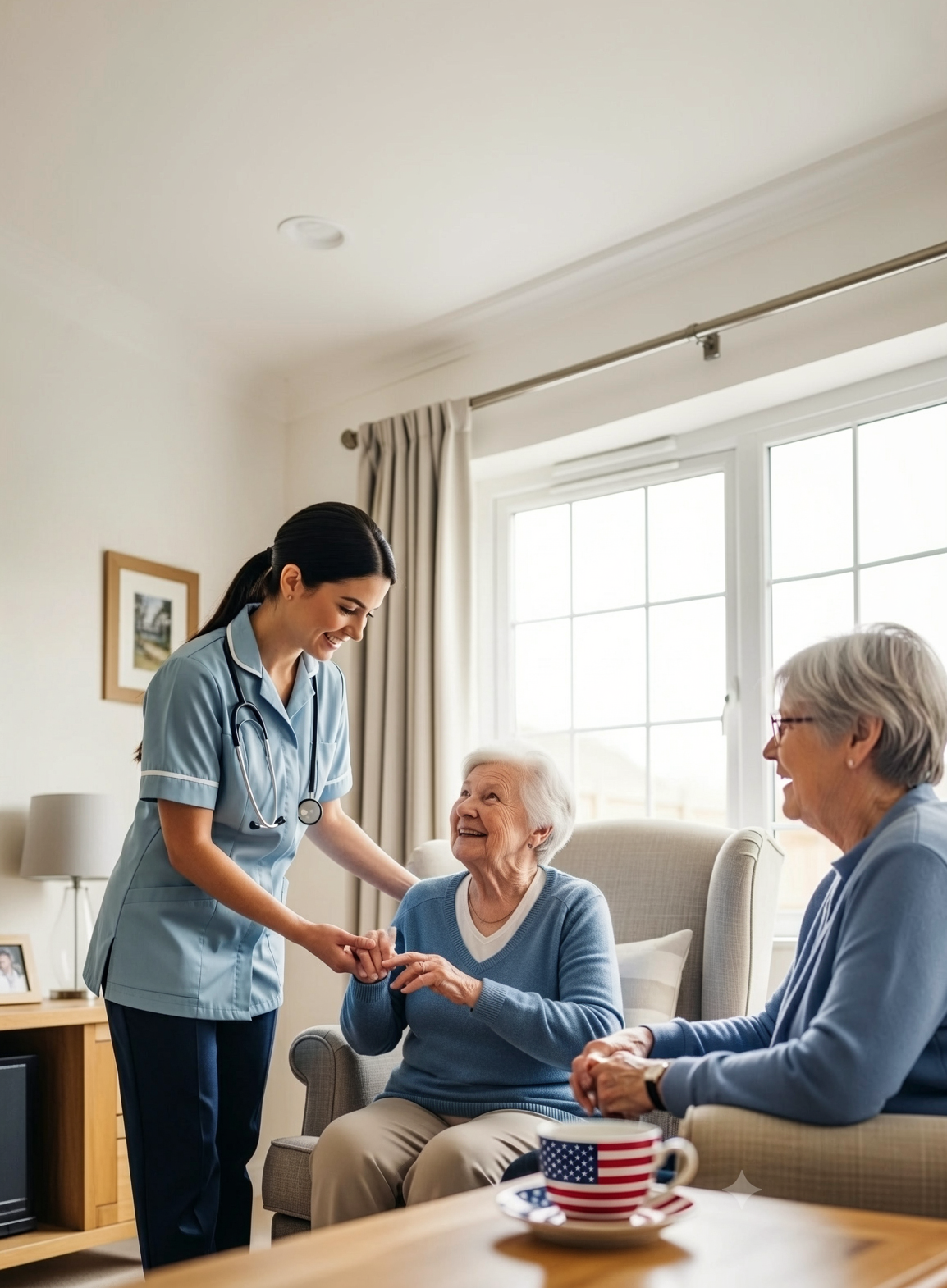 Comfort-focused hospice support at home